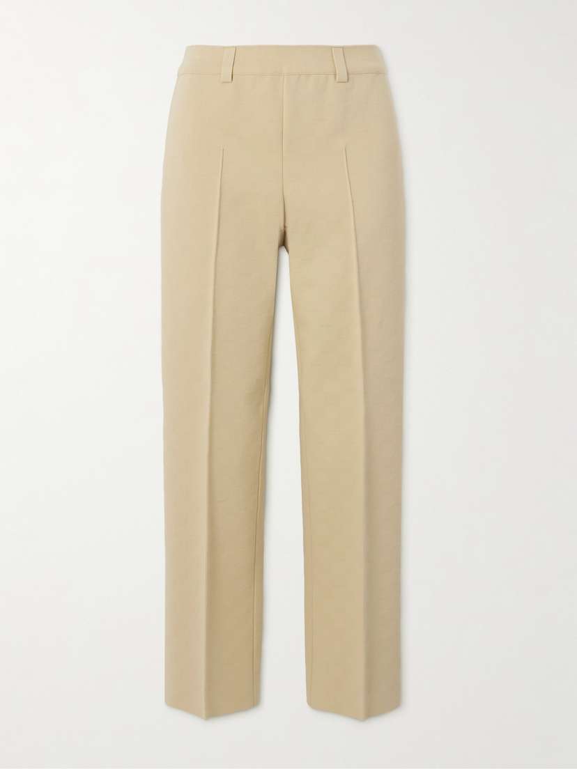 HIGH SPORT Julep Stretch-cotton Straight-leg Pants