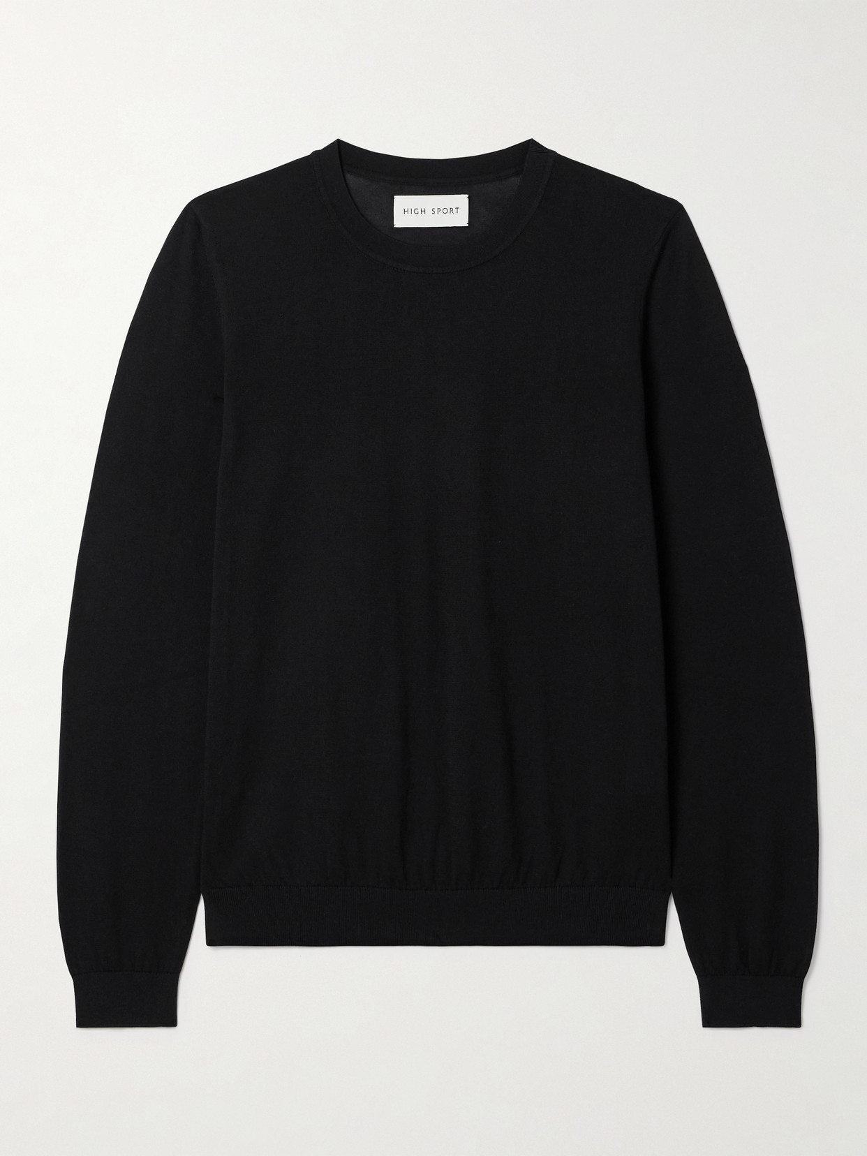 High Sport Alex Cotton Top In Black