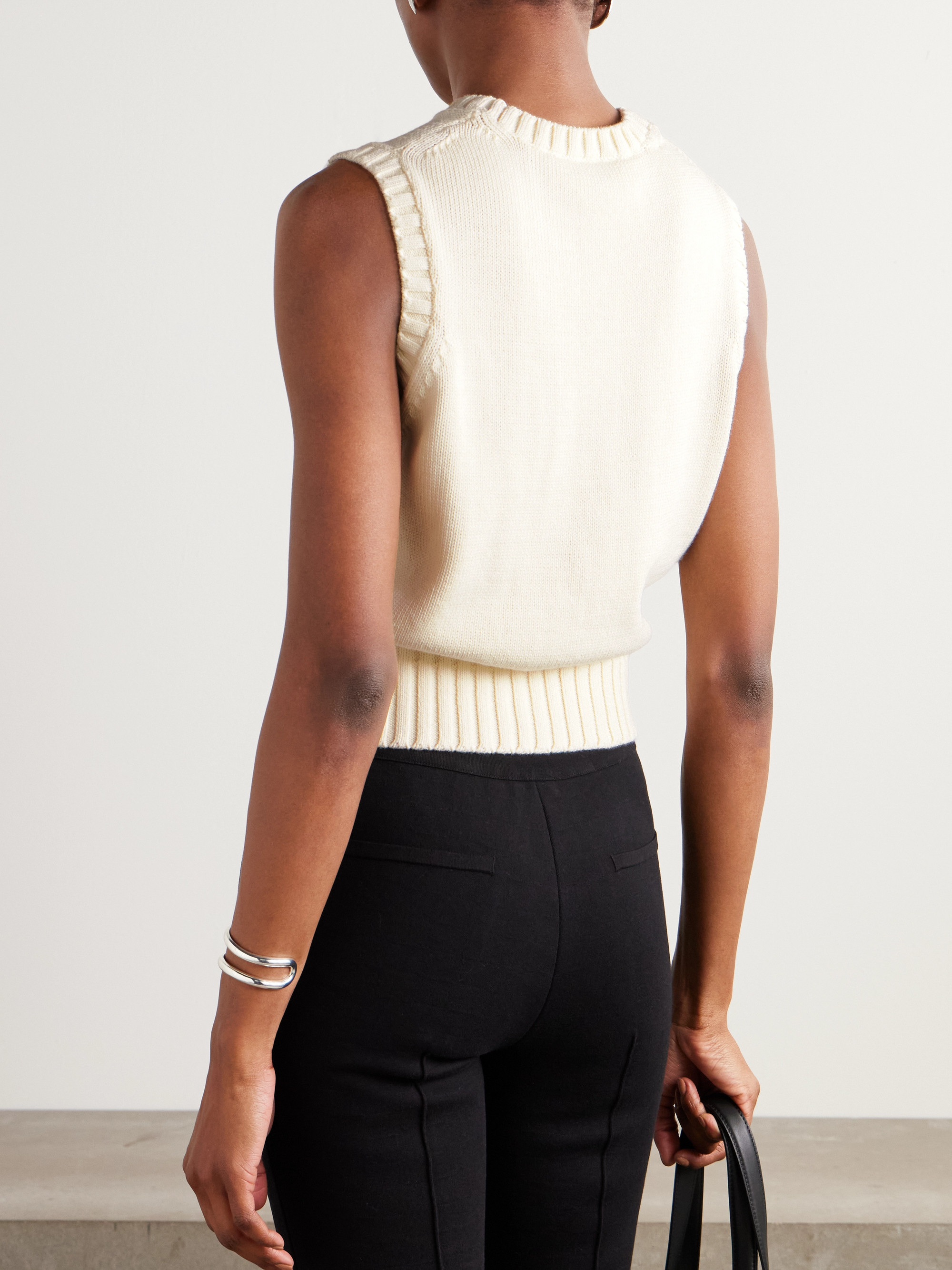 High Sport Linda knitted cotton vest thumbnail