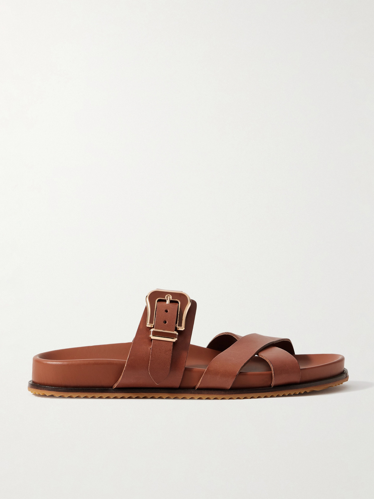 Gabriela Hearst - Circe Leather Slides - Tan