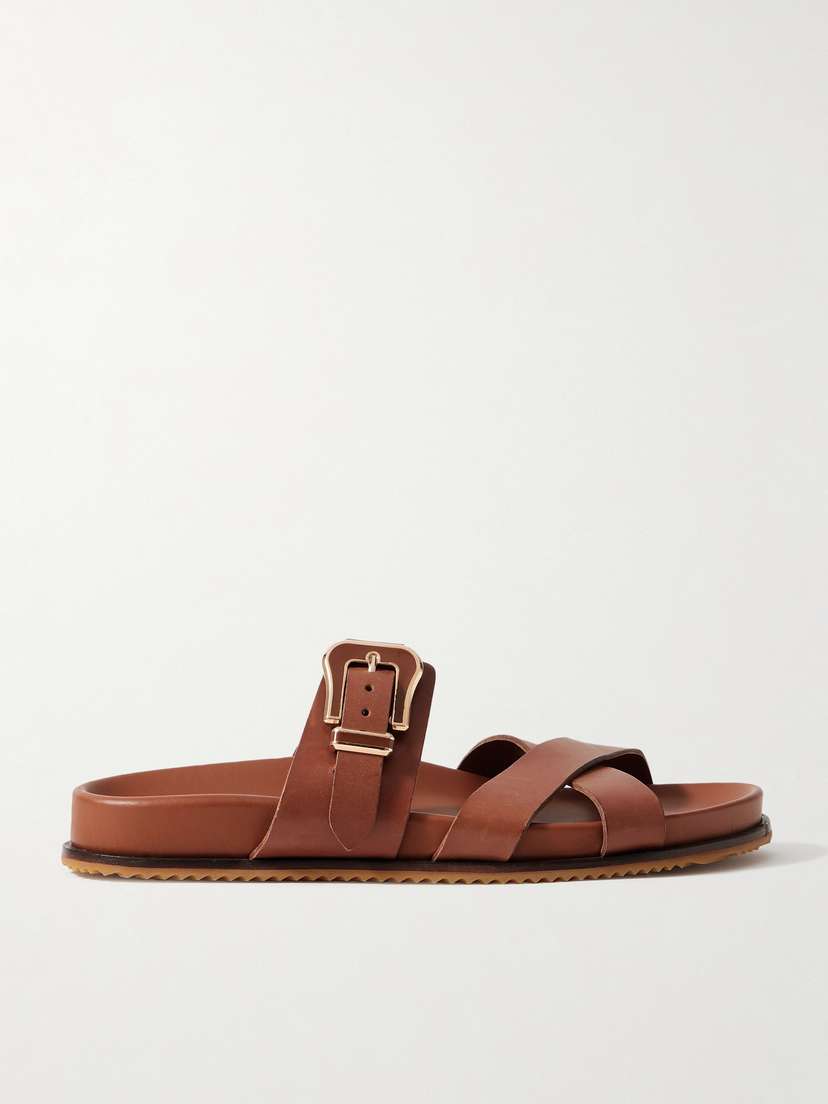 Gabriela Hearst Circe Leather Slides