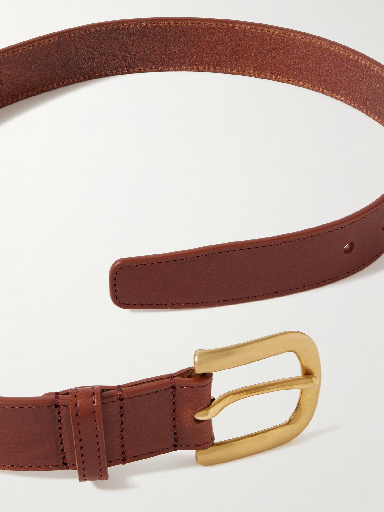 Gabriela Hearst Leather Belt In Brown
