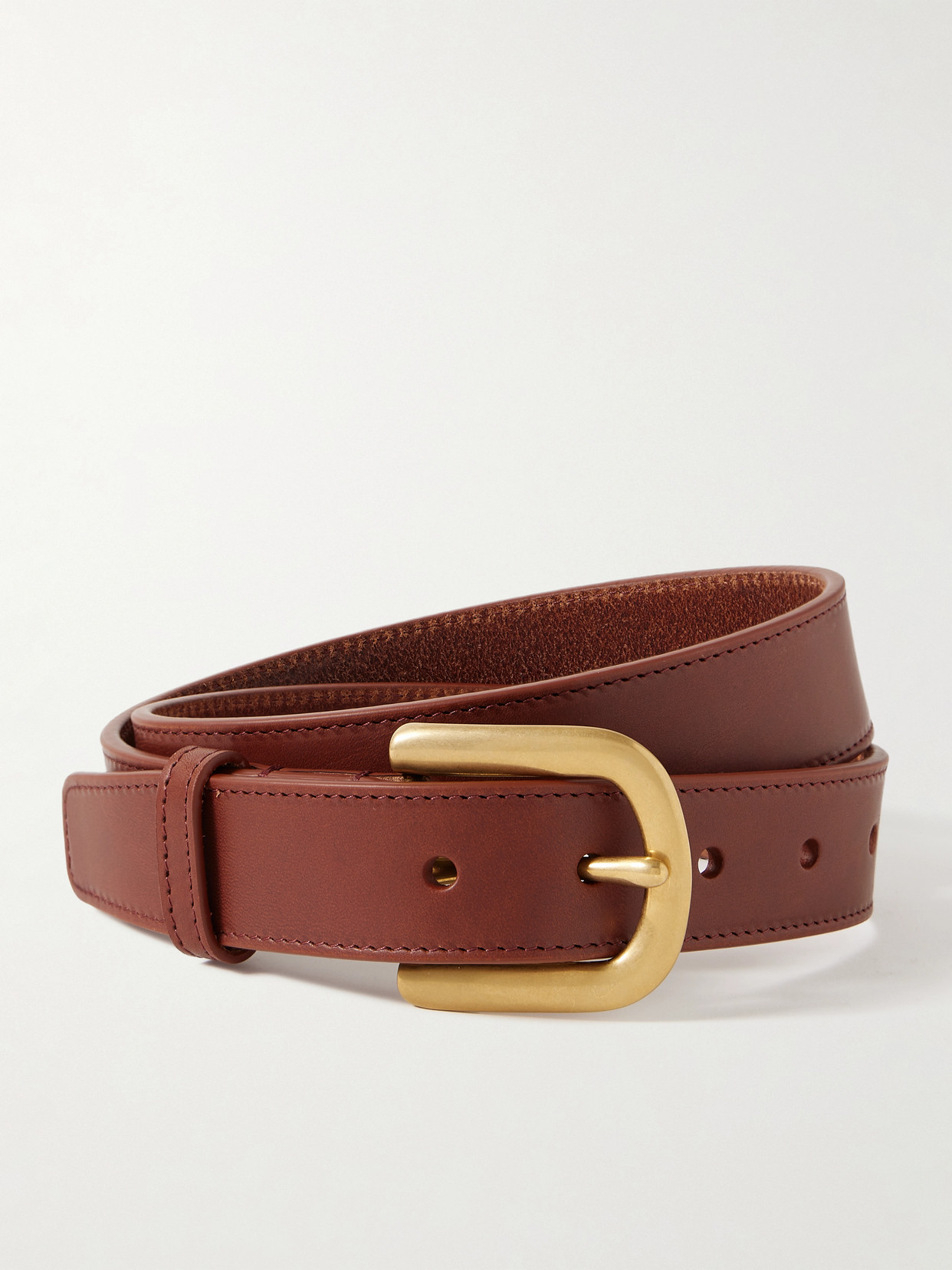 Gabriela Hearst Leather Belt In Brown