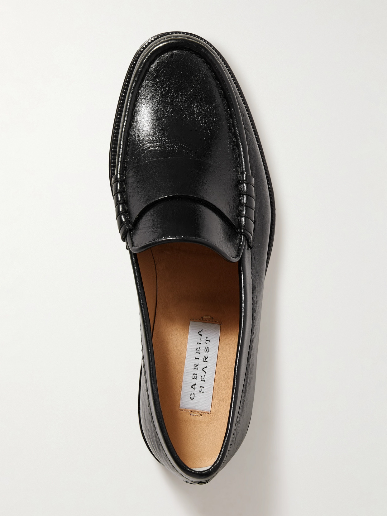 GABRIELA HEARST SEREN LEATHER LOAFERS