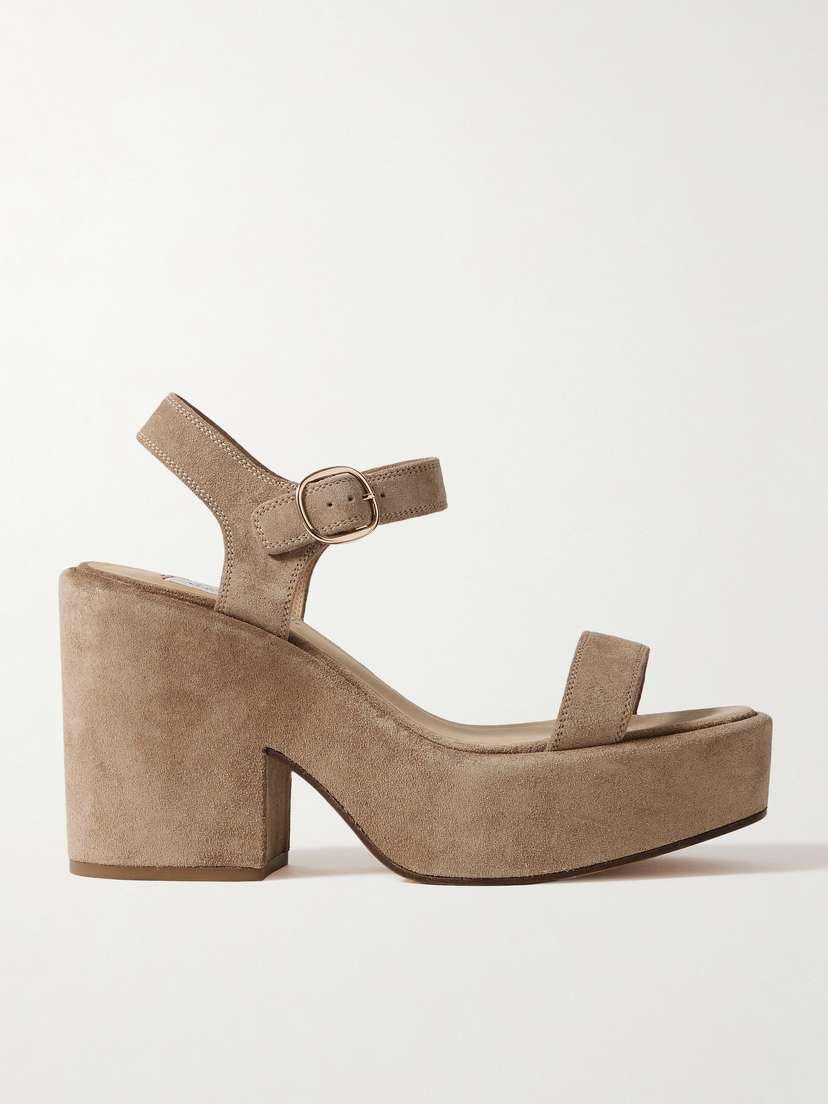 Gabriela Hearst Iman Suede Platform Sandals