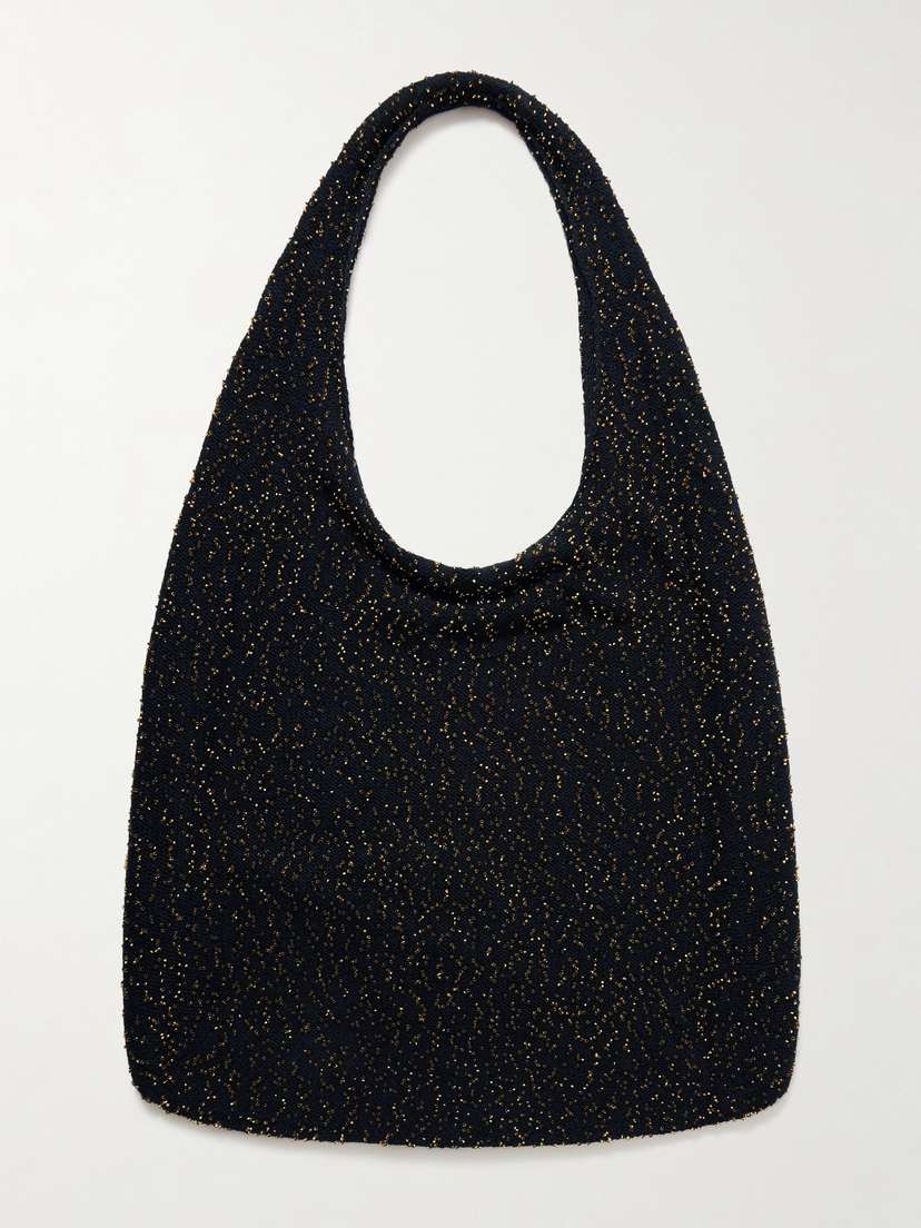 Gabriela Hearst Manasa Bead-embellished Cashmere Shoulder Bag