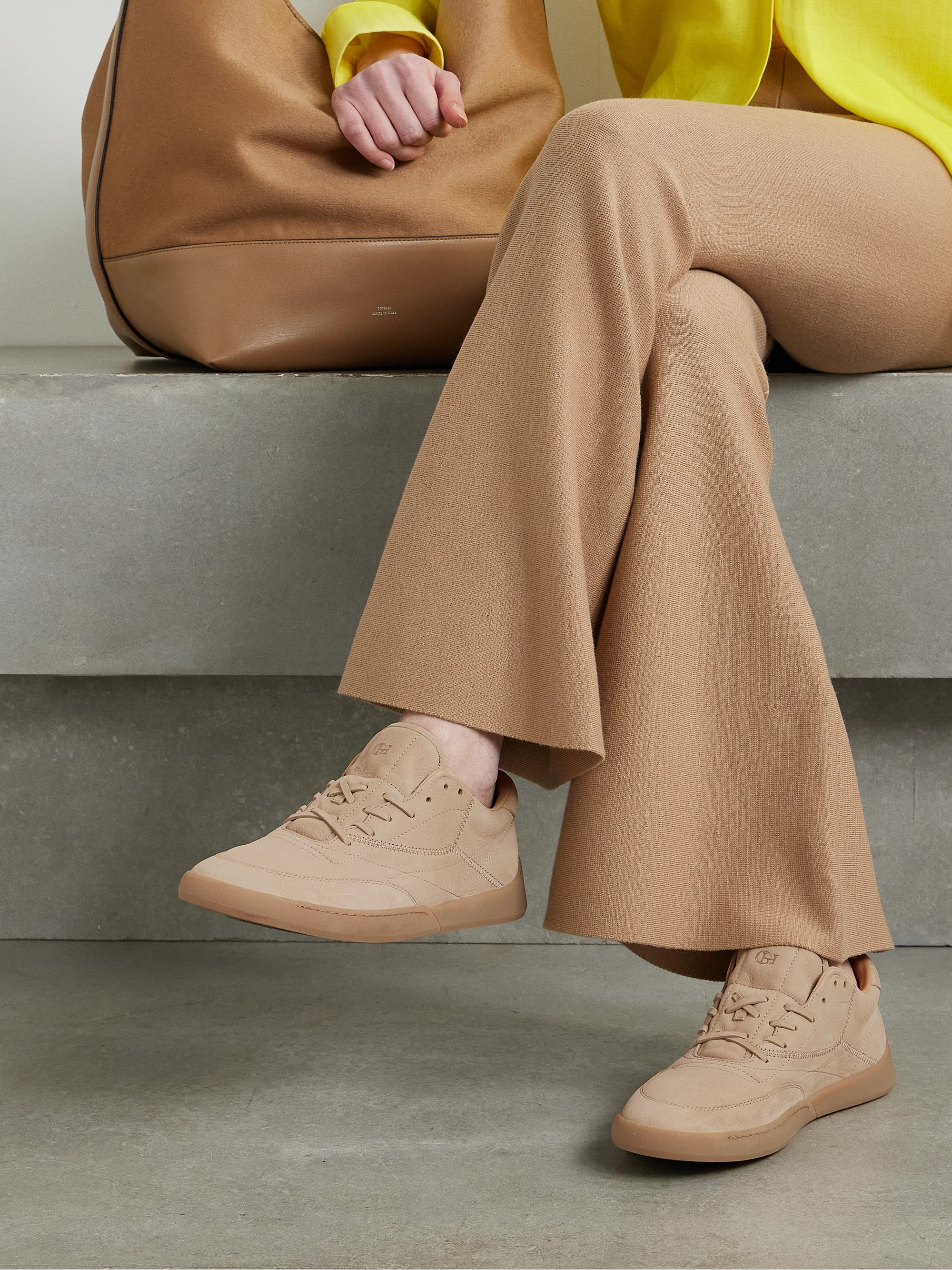 Gabriela Hearst Ohio suede sneakers thumbnail