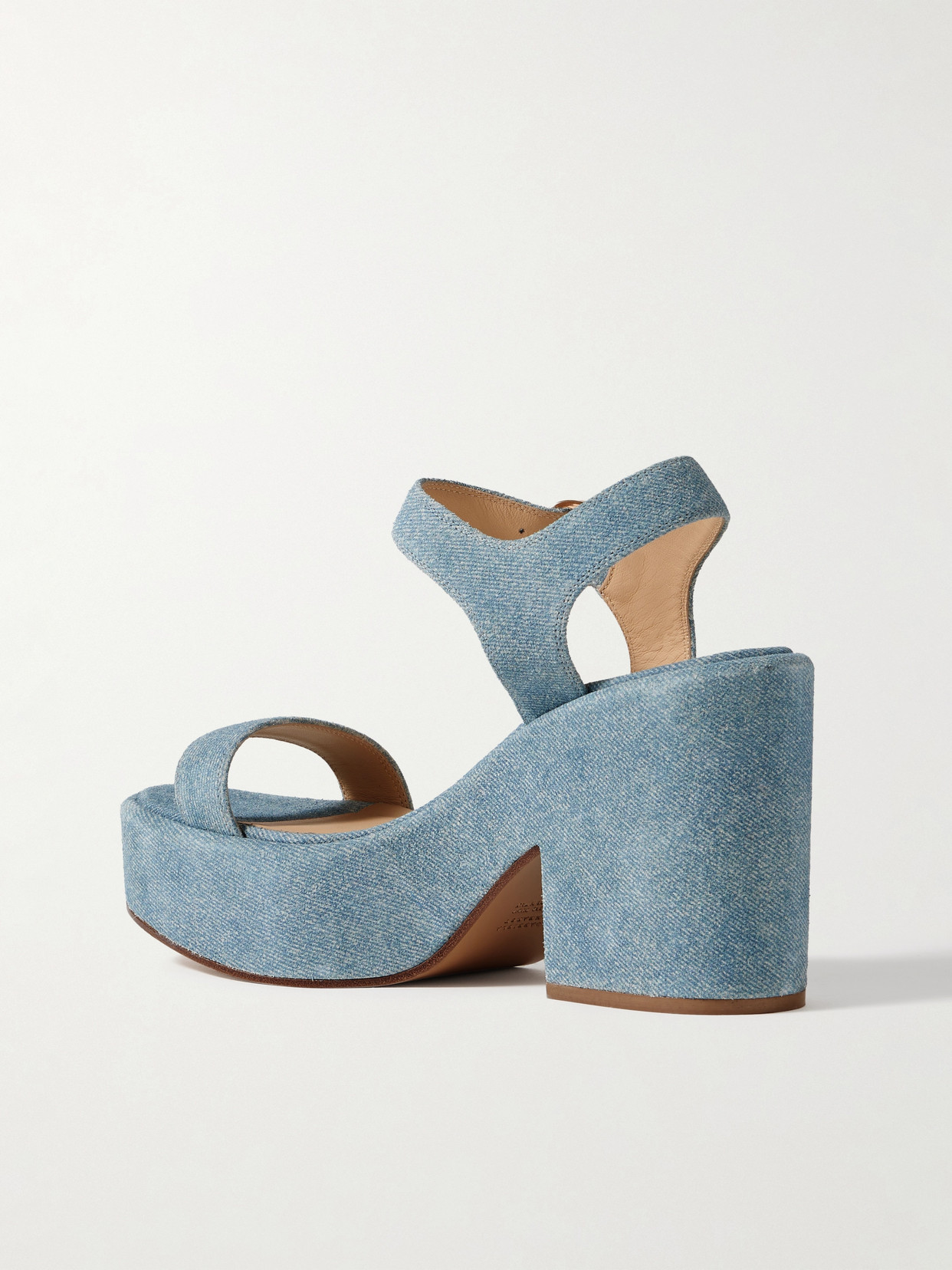 Iman Suede Platform Sandals