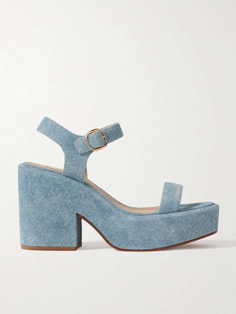 Gabriela Hearst Iman Suede Platform Sandals