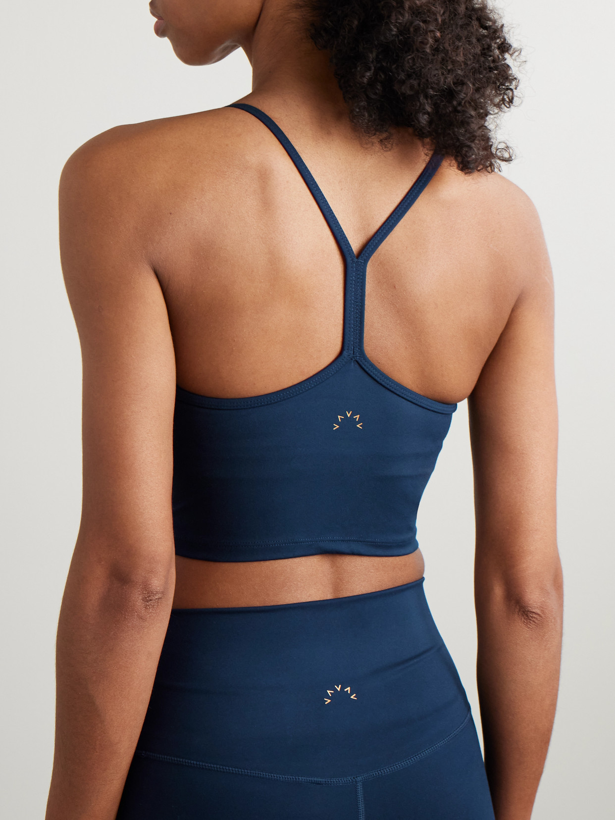 Varley Harley Freesoft™ Jersey Sports Bra In Blue