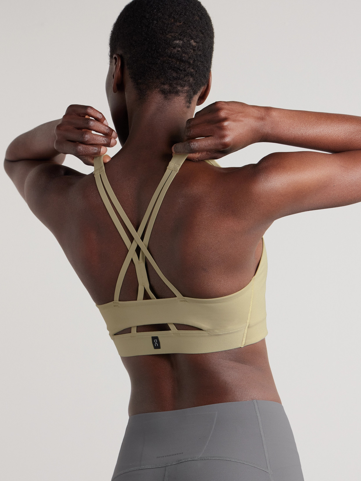 On Studio Recycled Sports Bra In Green