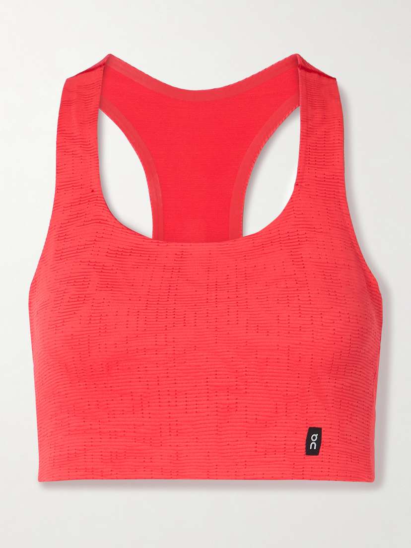 ON Pace Ribbed Stretch Sports Bra