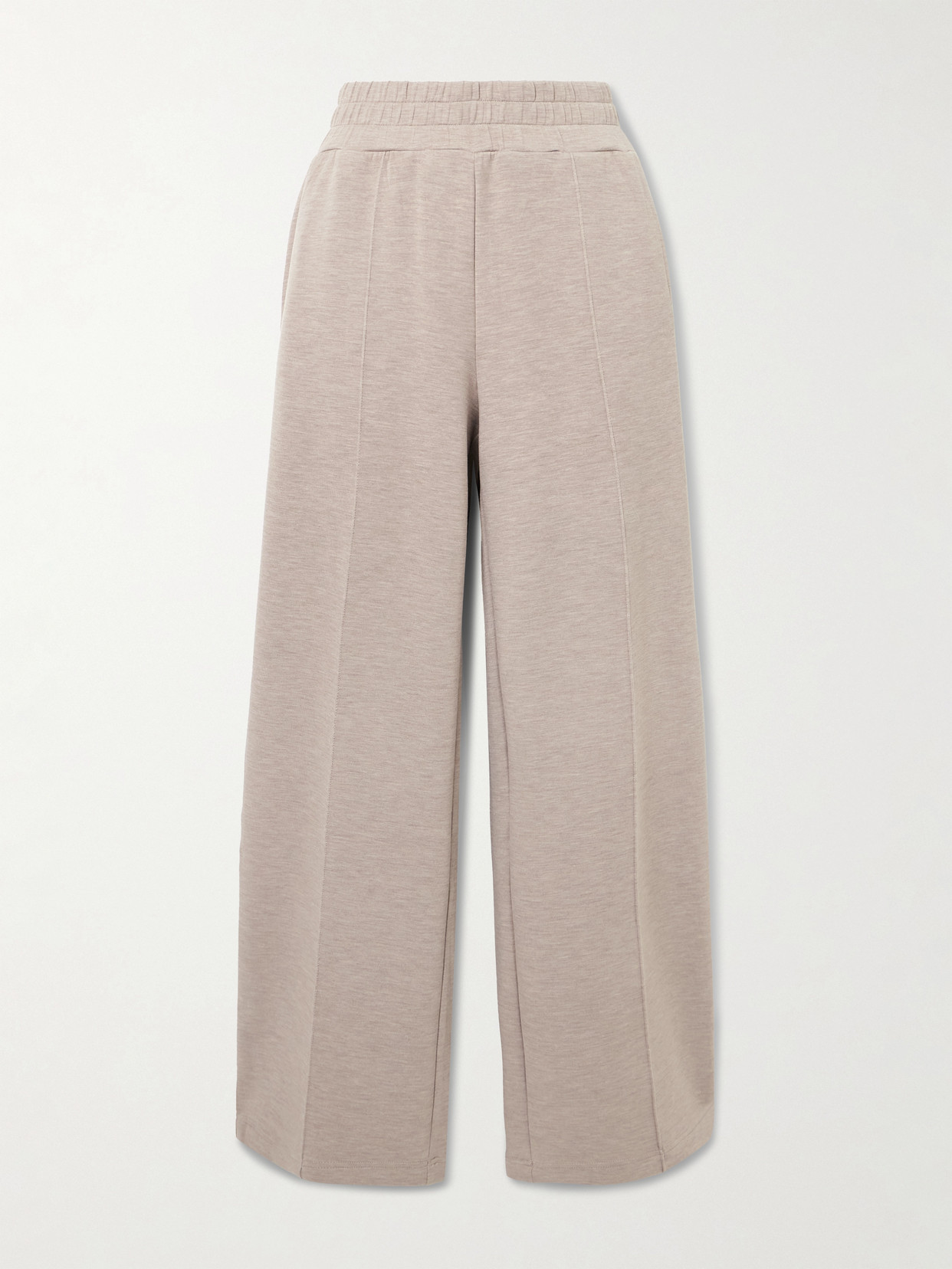 Varley The Wide Leg Pants 28 Taupe Marl In Brown