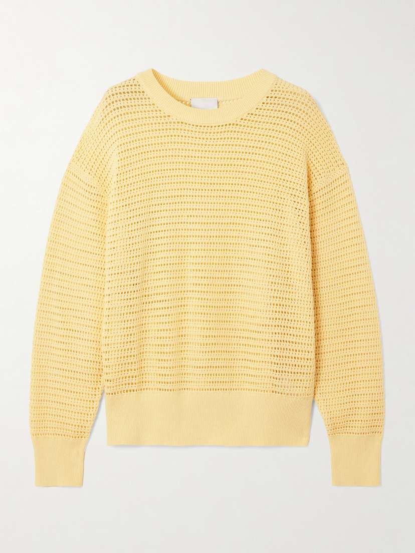 Varley Kershaw Open-knit Cotton Sweater