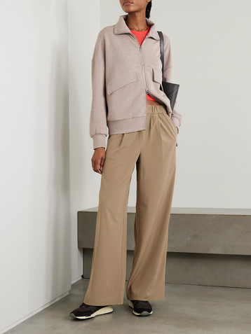Varley Kayson pleated woven wide-leg pants