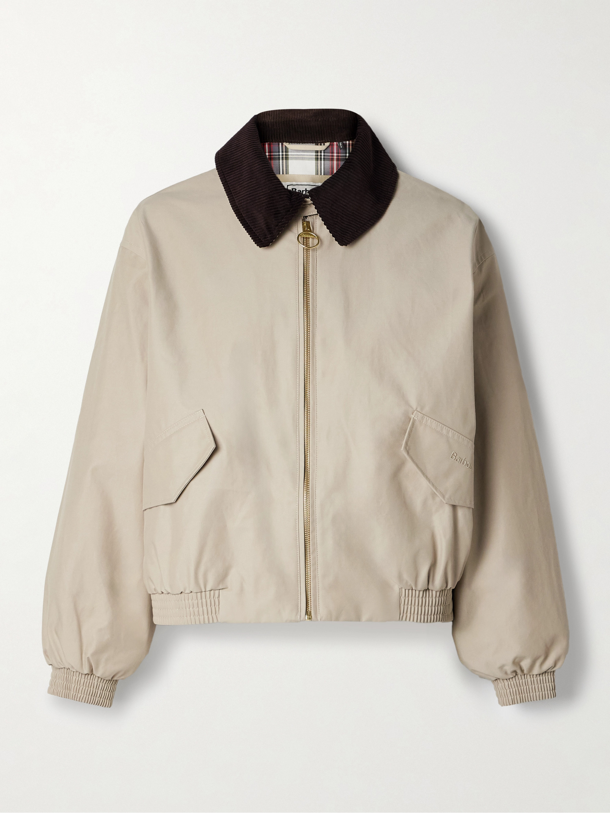 BARBOUR - + Barbour The Edit by Alexa Anna corduroy-trimmed cotton
