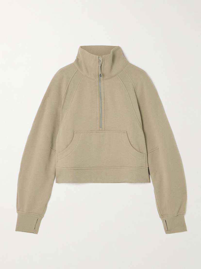 lululemon Scuba Cotton-blend Fleece Sweatshirt