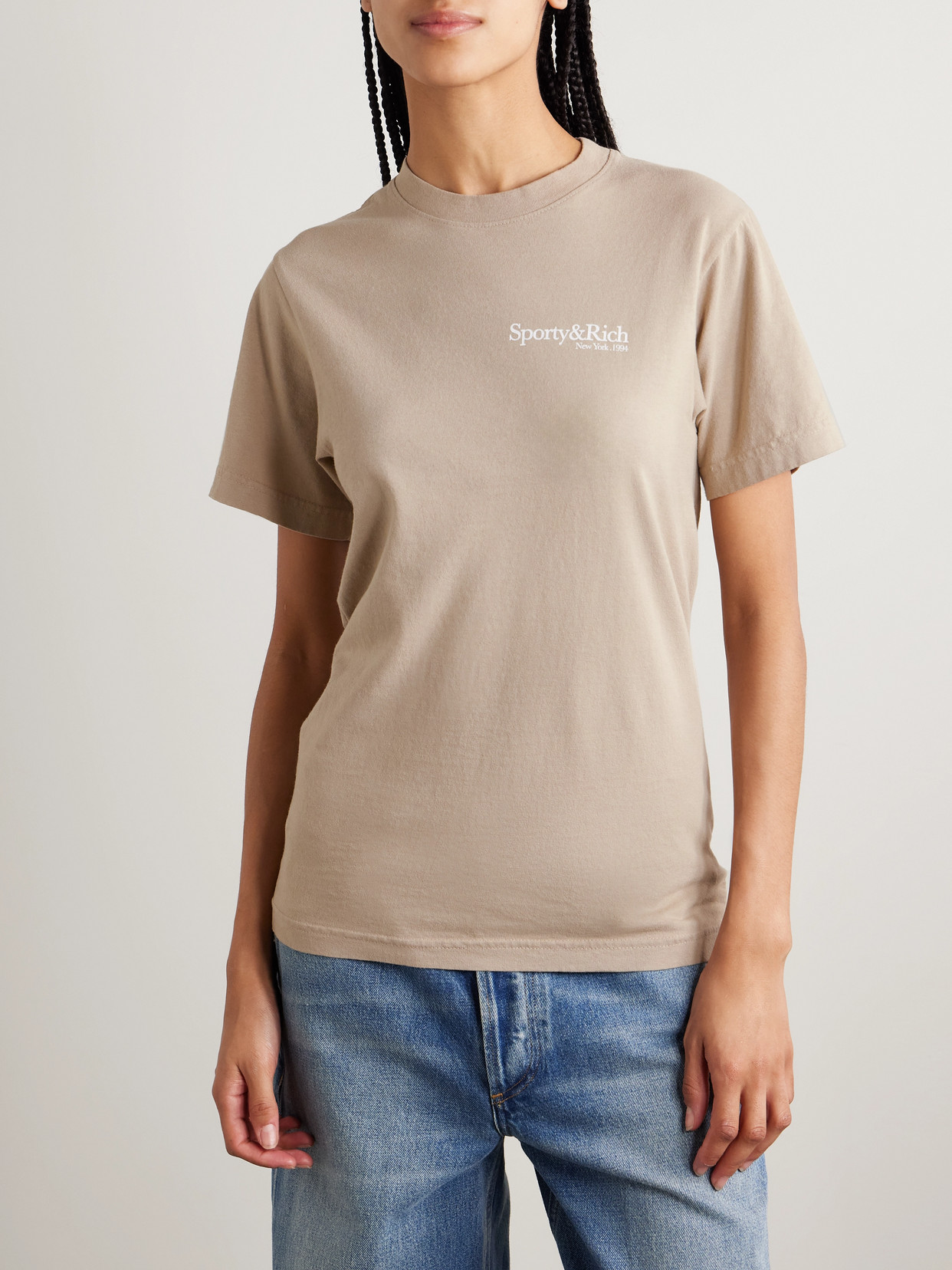Printed Cotton-Jersey T-Shirt