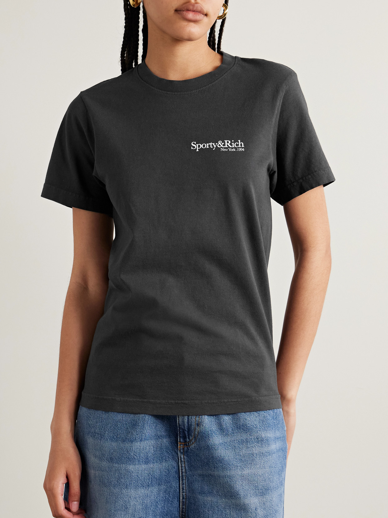 Printed Cotton-Jersey T-Shirt