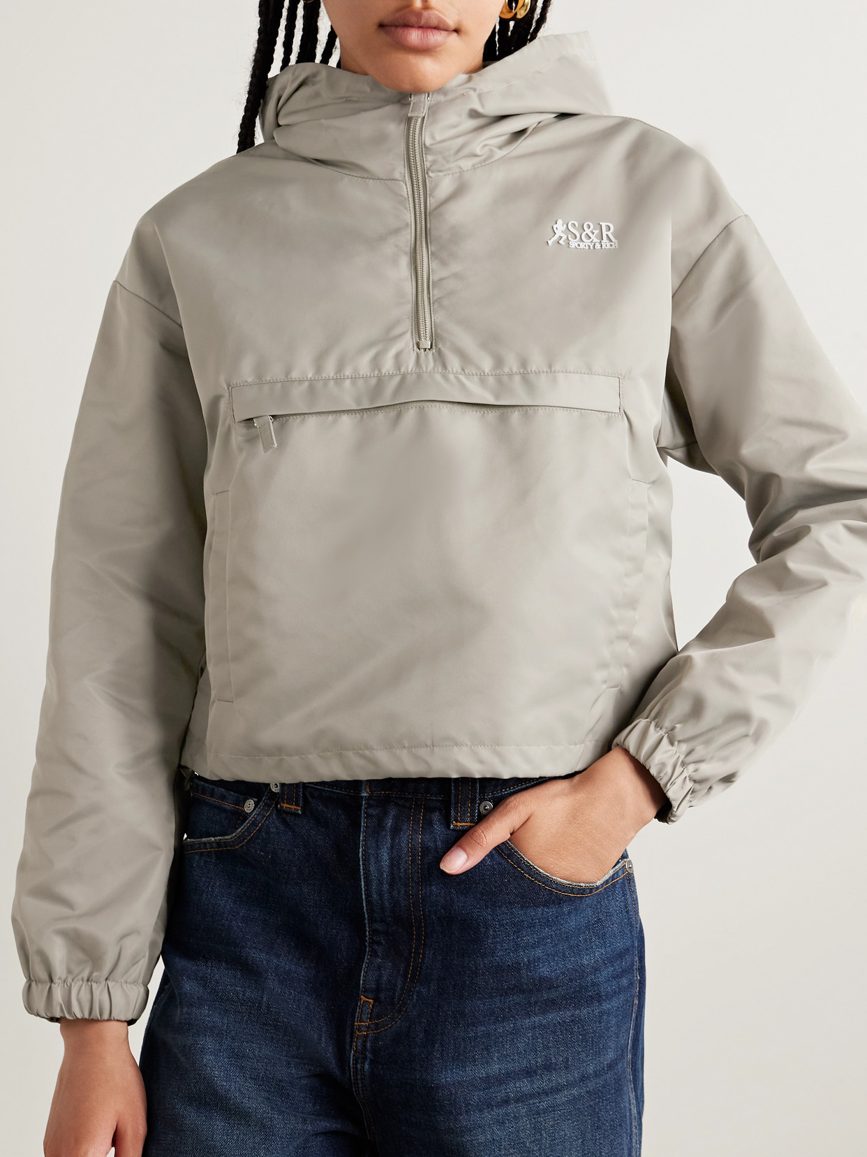 Sporty And Rich Devi Hooded Shell Jacket