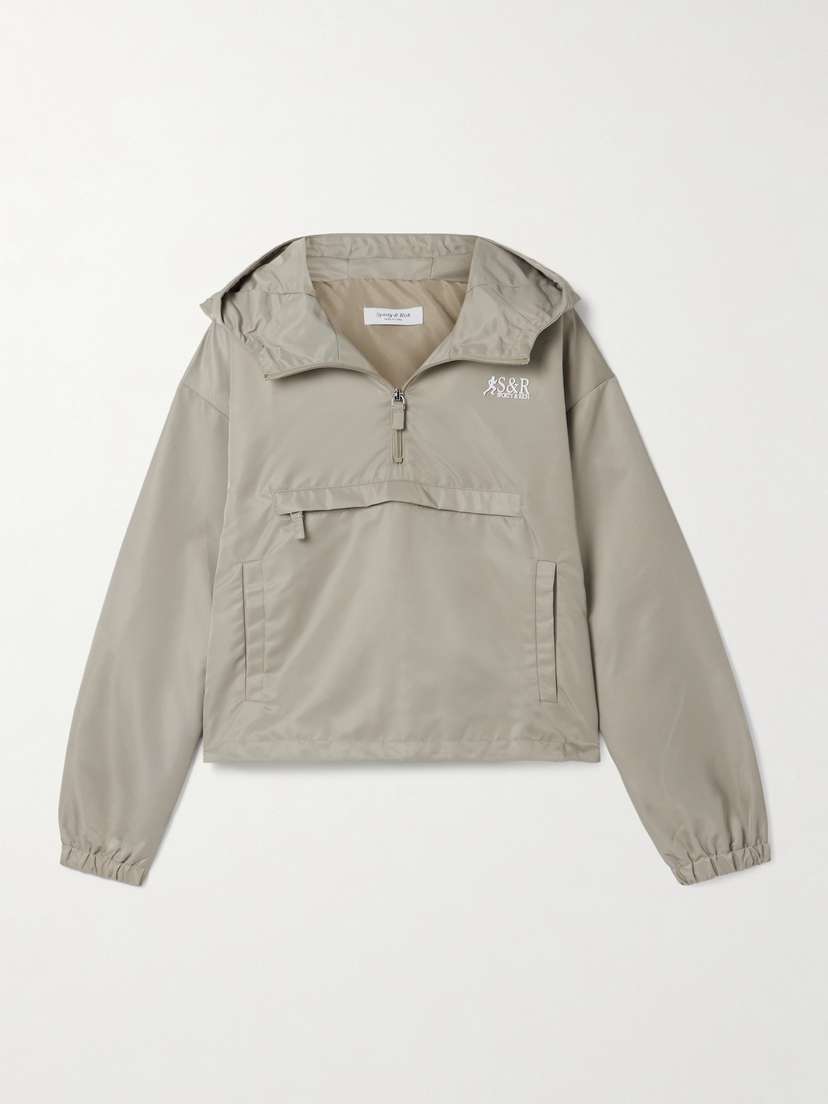 Sporty & Rich Devi Hooded Shell Jacket