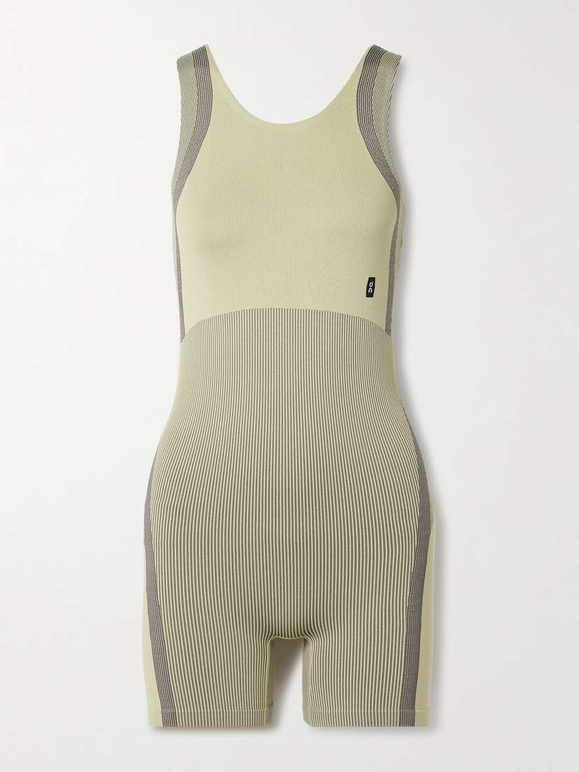 ON Studio Ribbed Stretch Recycled Playsuit