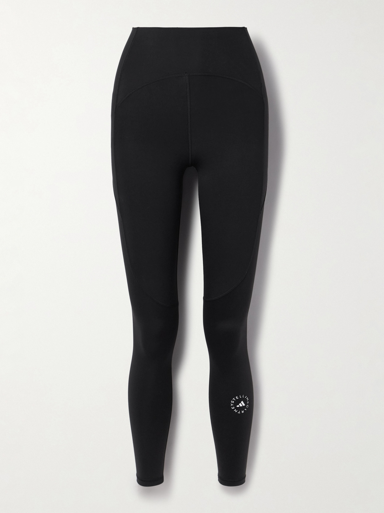 Adidas By Stella Mccartney Truestrength Stretch Recycled Leggings In Black