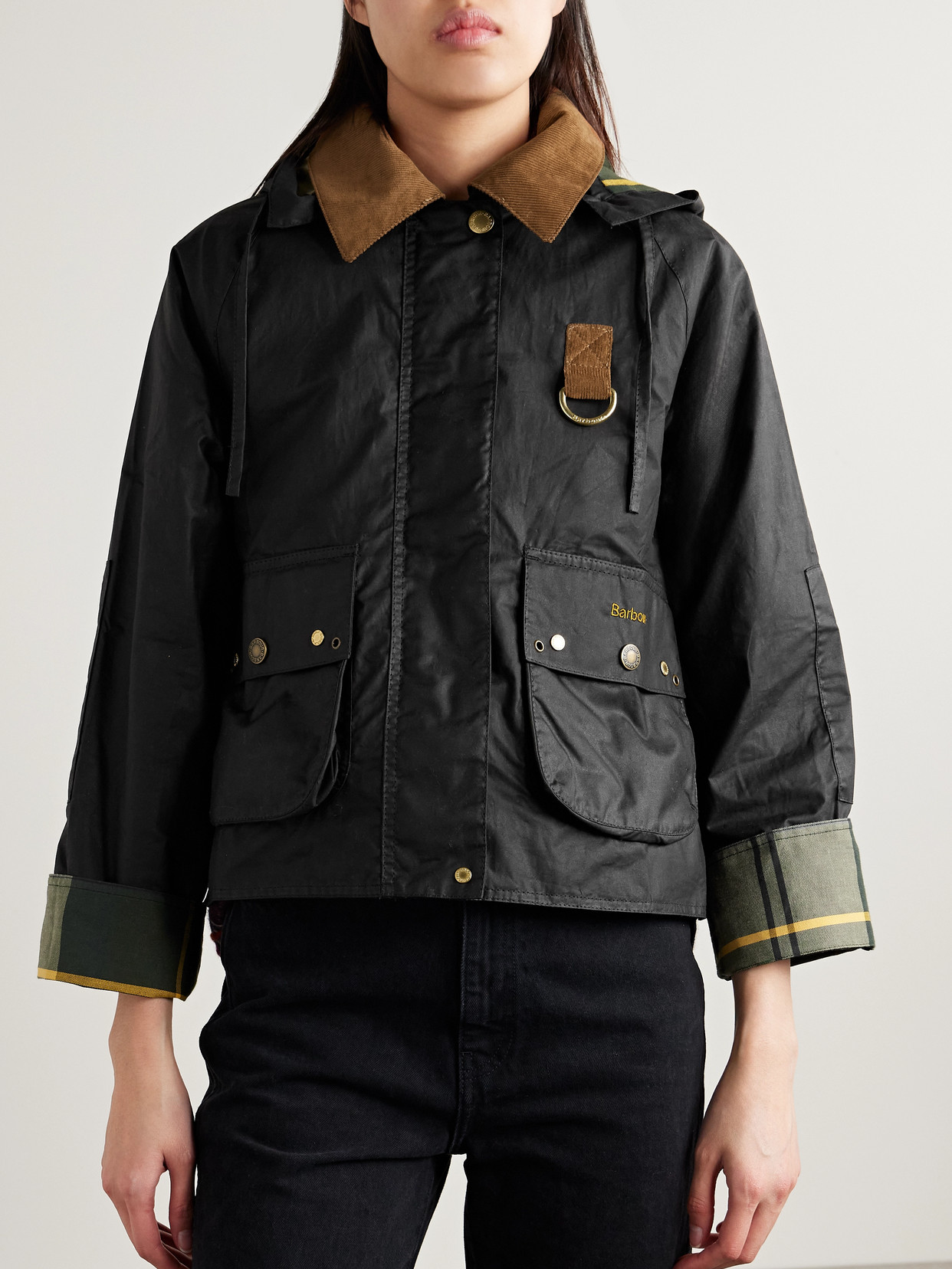 Barbour Erma Waterproof Jacket In Black