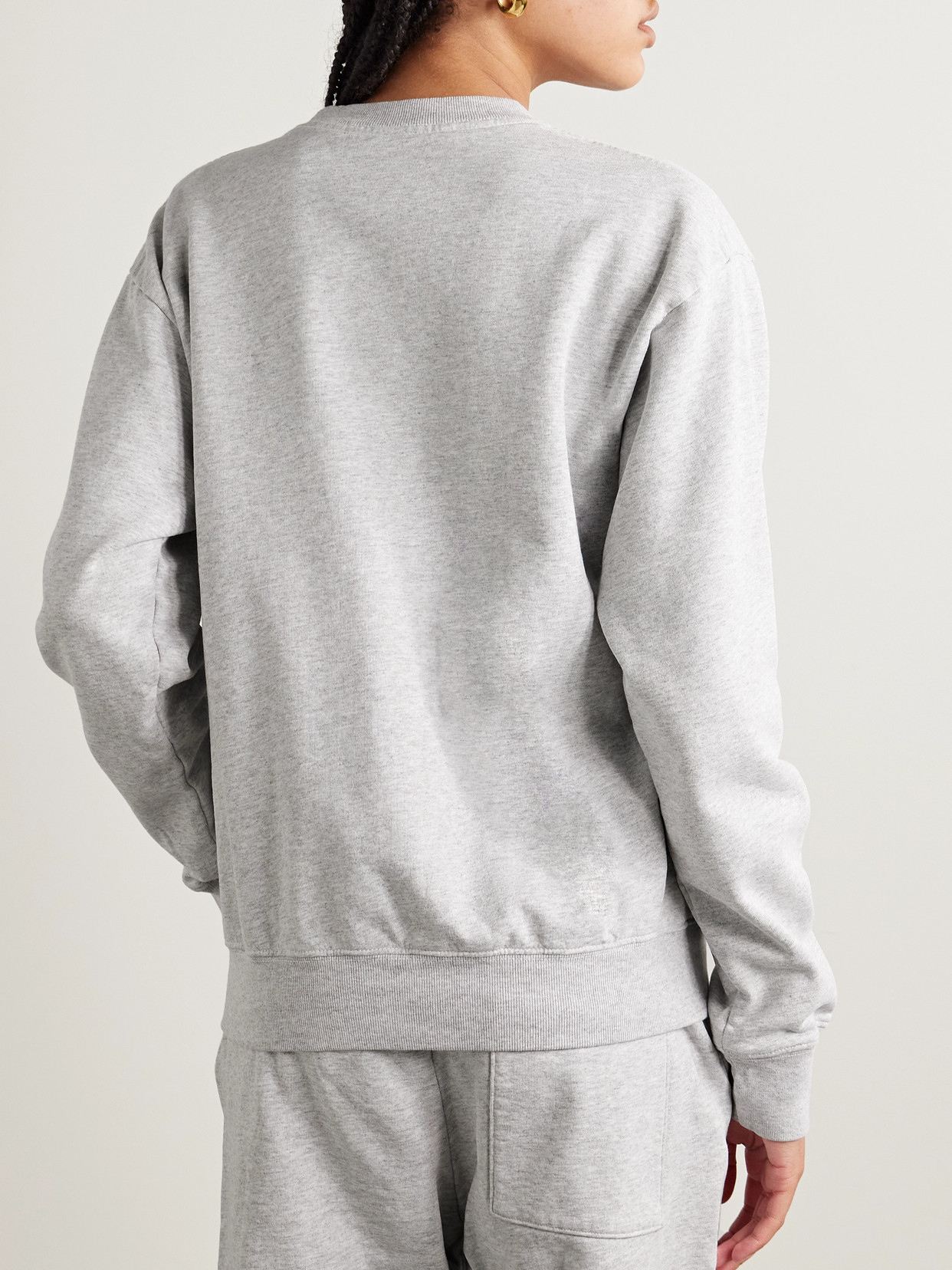 Cotton-Blend Jersey Sweatshirt