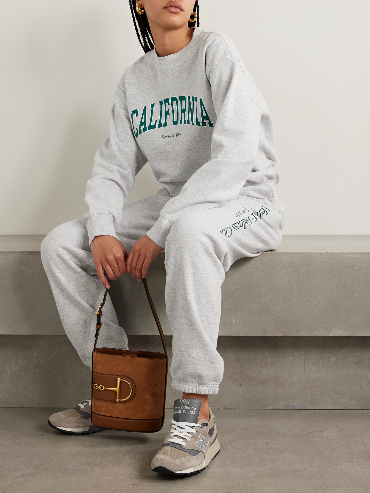 Cotton-Blend Jersey Sweatshirt