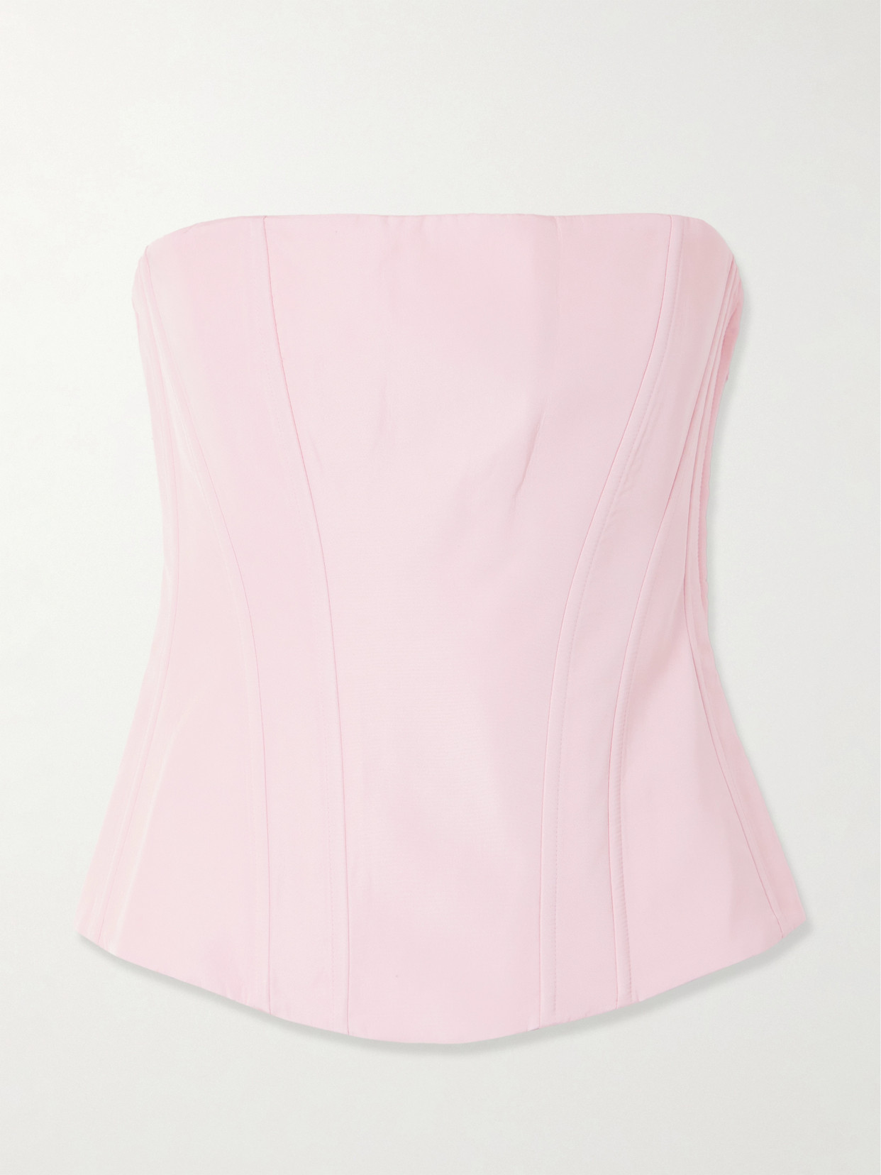 Rosamosario Barbie Taffeta Corset In Pink