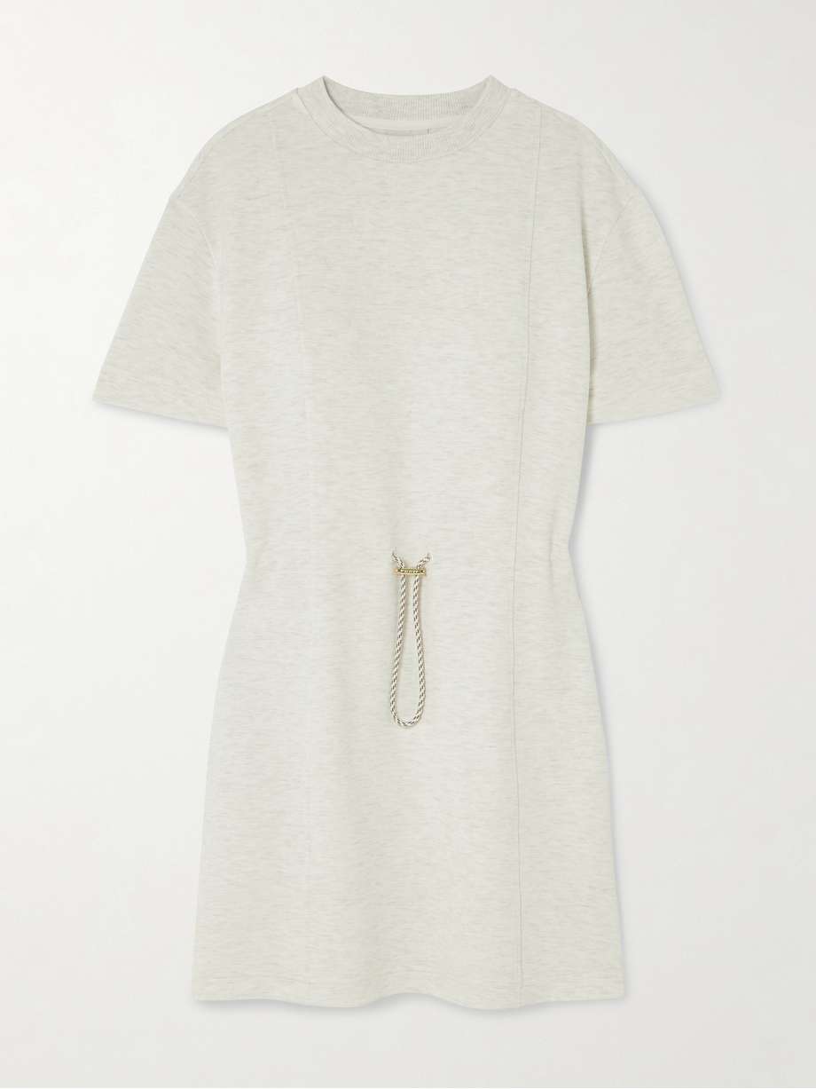 marple 2.0 paneled mélange doublesoft® jersey mini dress
