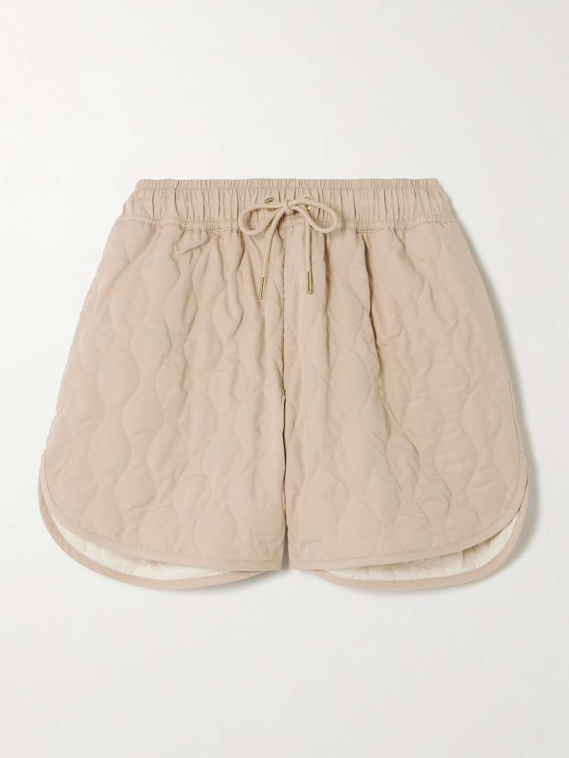 Varley Catrine Quilted Padded Twill Shorts