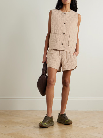 Varley Quilted padded twill vest