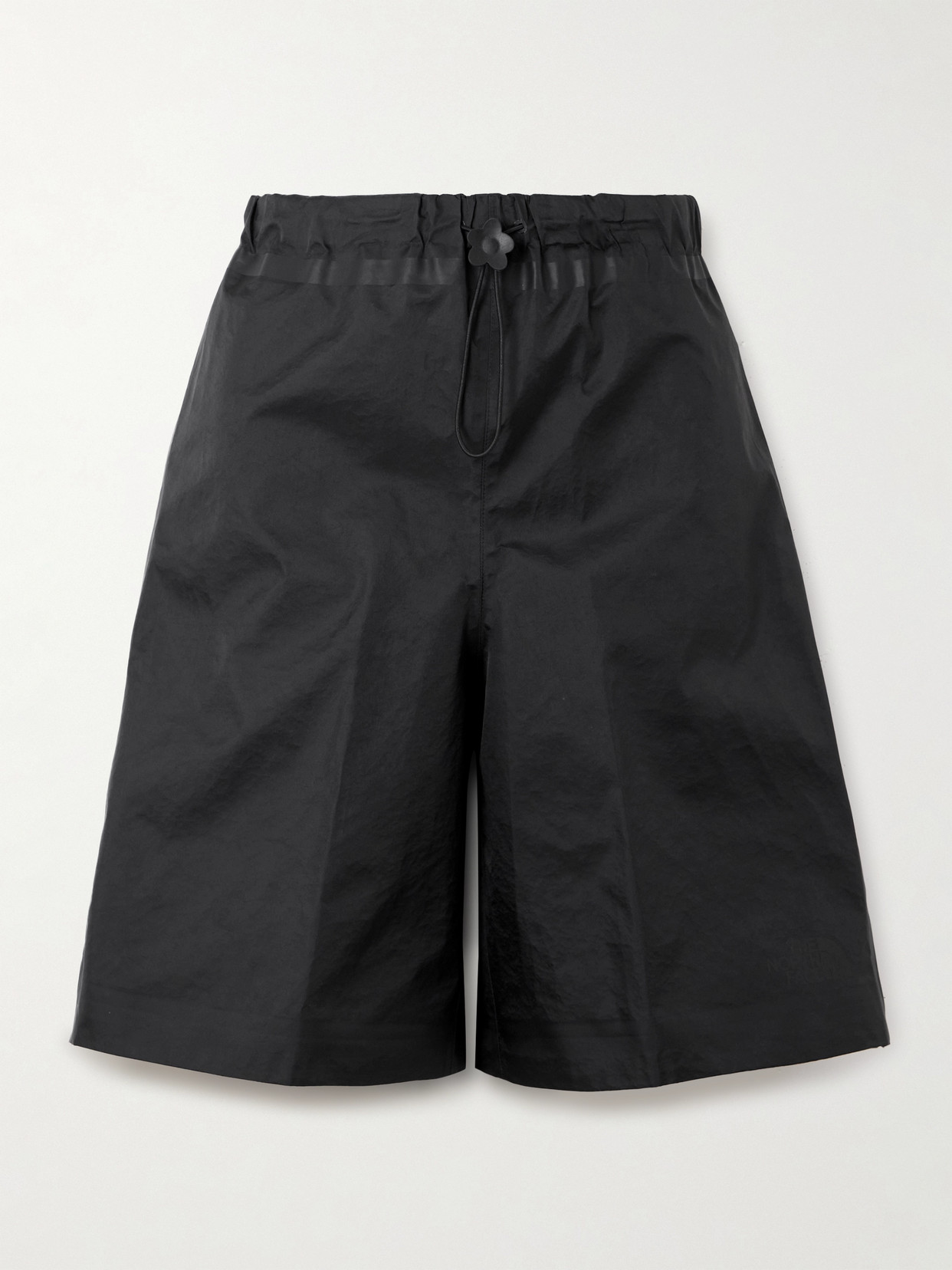 The North Face + Cecilie Bahnsen Ellie Appliquéd Shell Shorts In Black