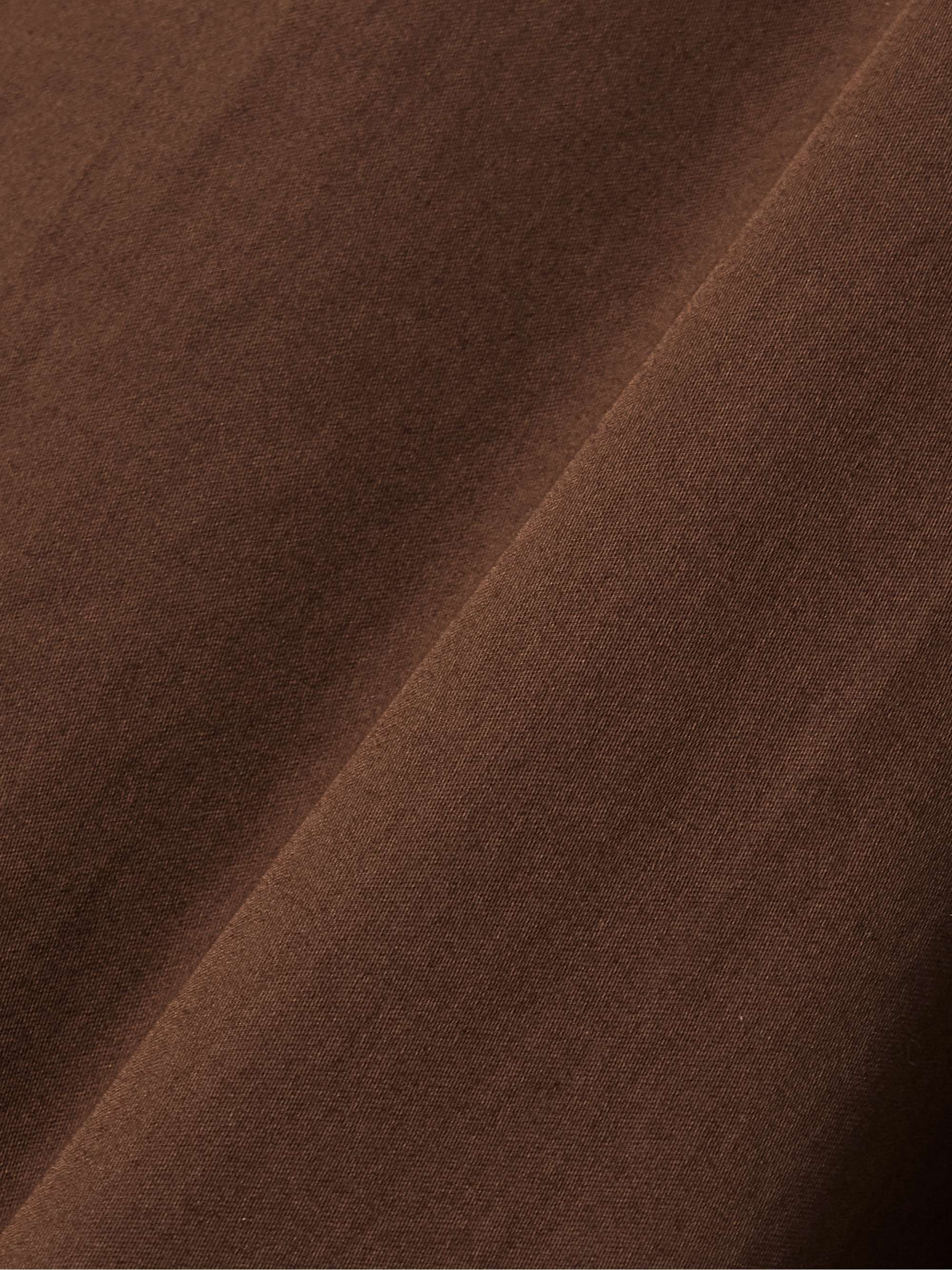 LESET Yoko cotton-voile maxi dress