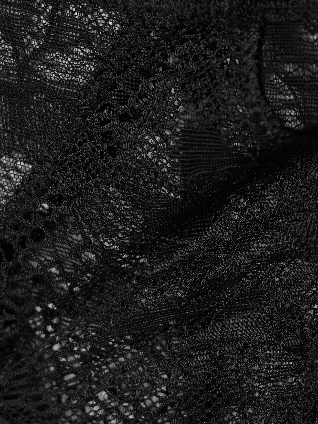 Kiki De Montparnasse Dahlia Tulle-trimmed Stretch-lace Briefs In Black