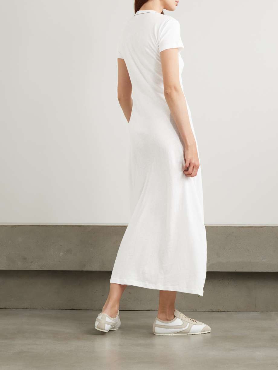 laura recycled cotton-jersey maxi dress