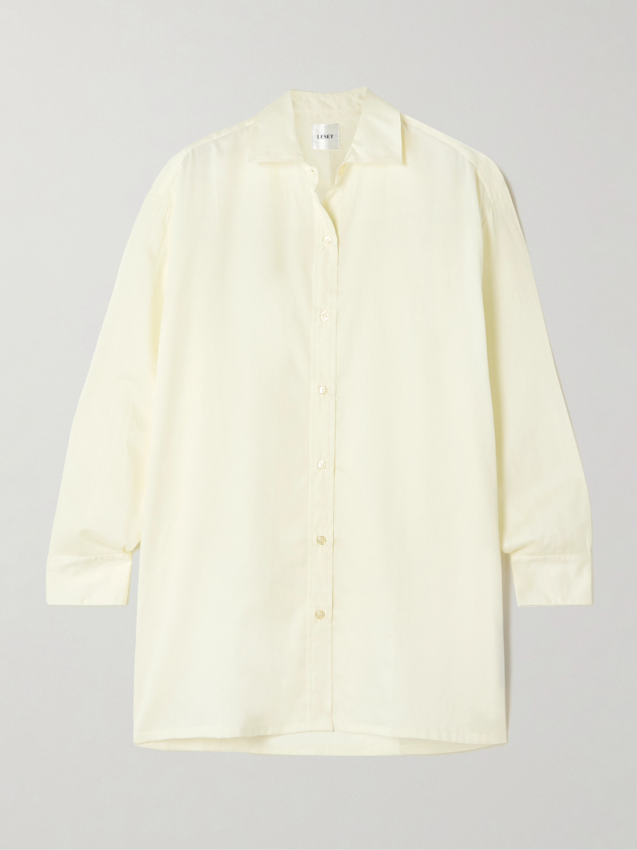 Leset Yoko Oversized Cotton-poplin Shirt