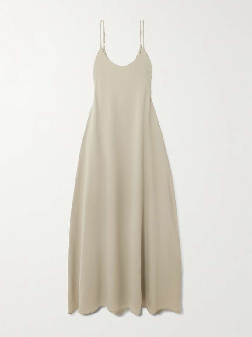 LESET Ari Crepe Maxi Dress