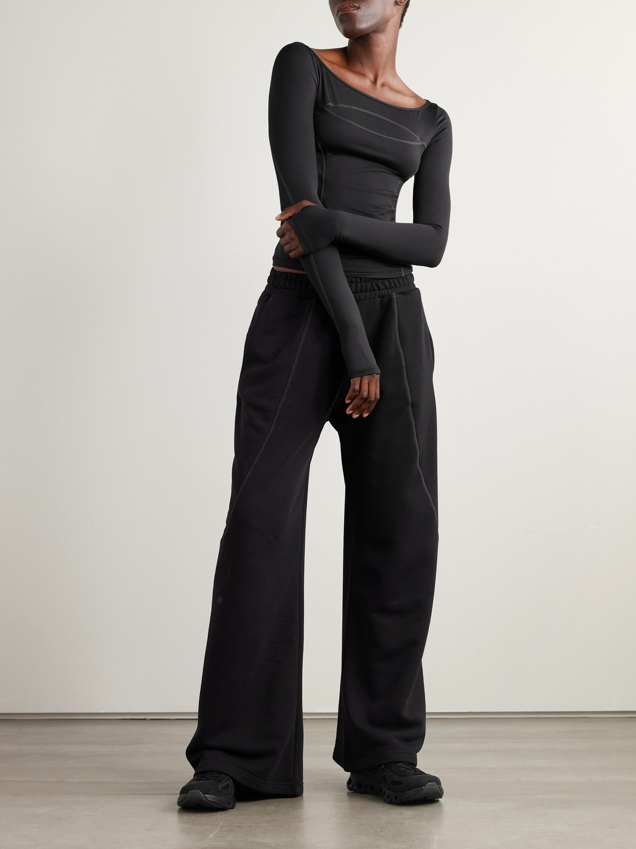 + Fka Twigs Stretch Recycled-Jersey Top