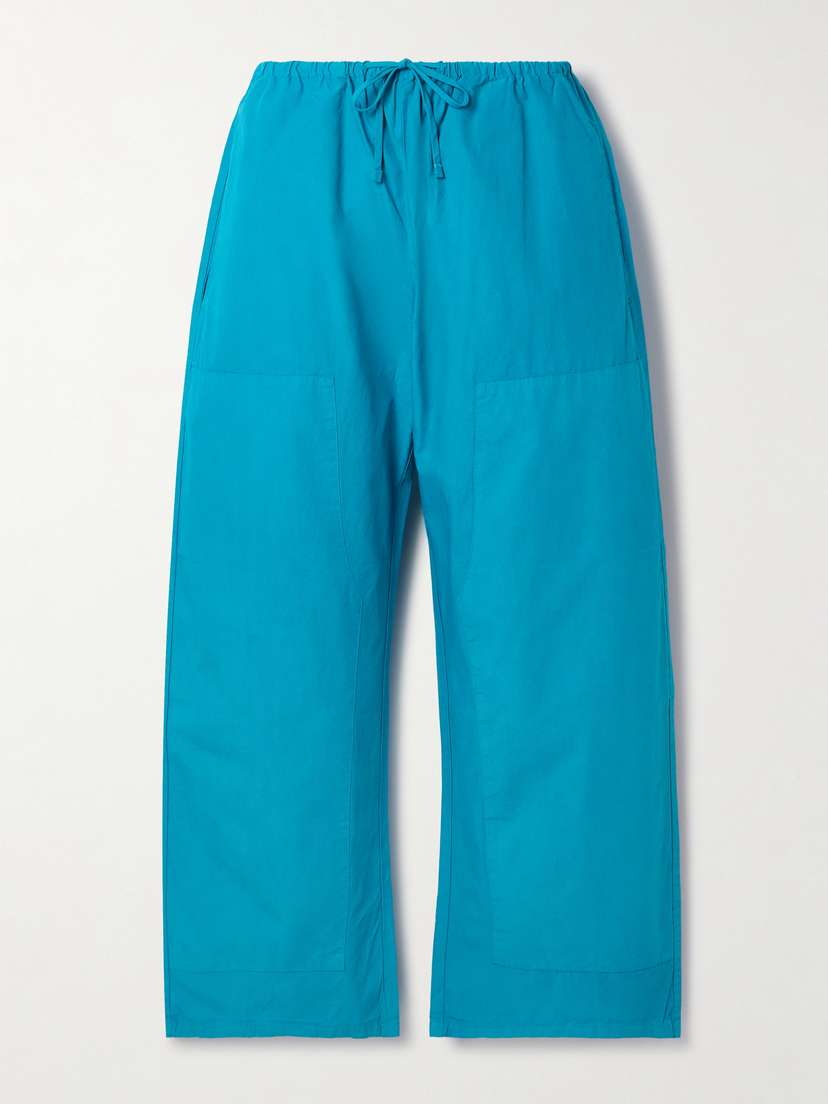 LESET Kyoto Cotton Wide-leg Pants