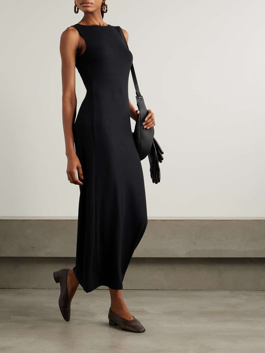 lauren jersey maxi dress