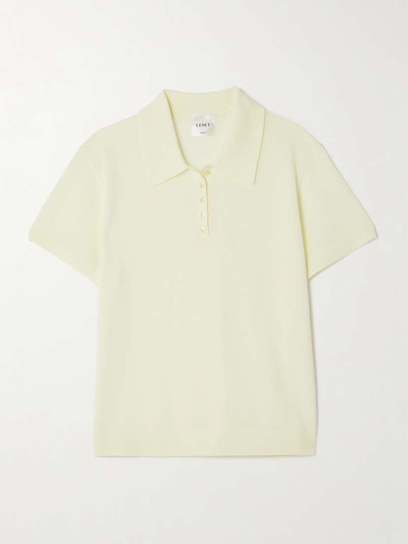 LESET James Merino Wool Polo Shirt