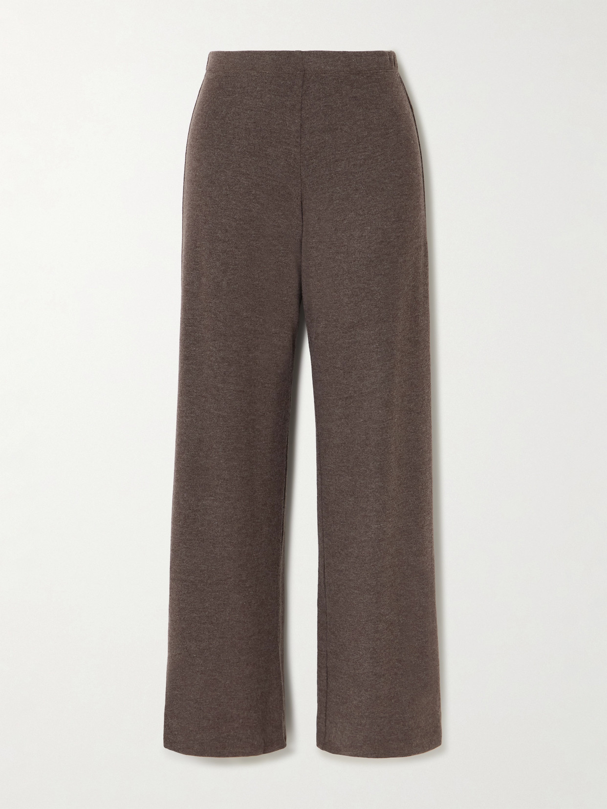 Leset Lauren Jersey Track Trousers In Brown