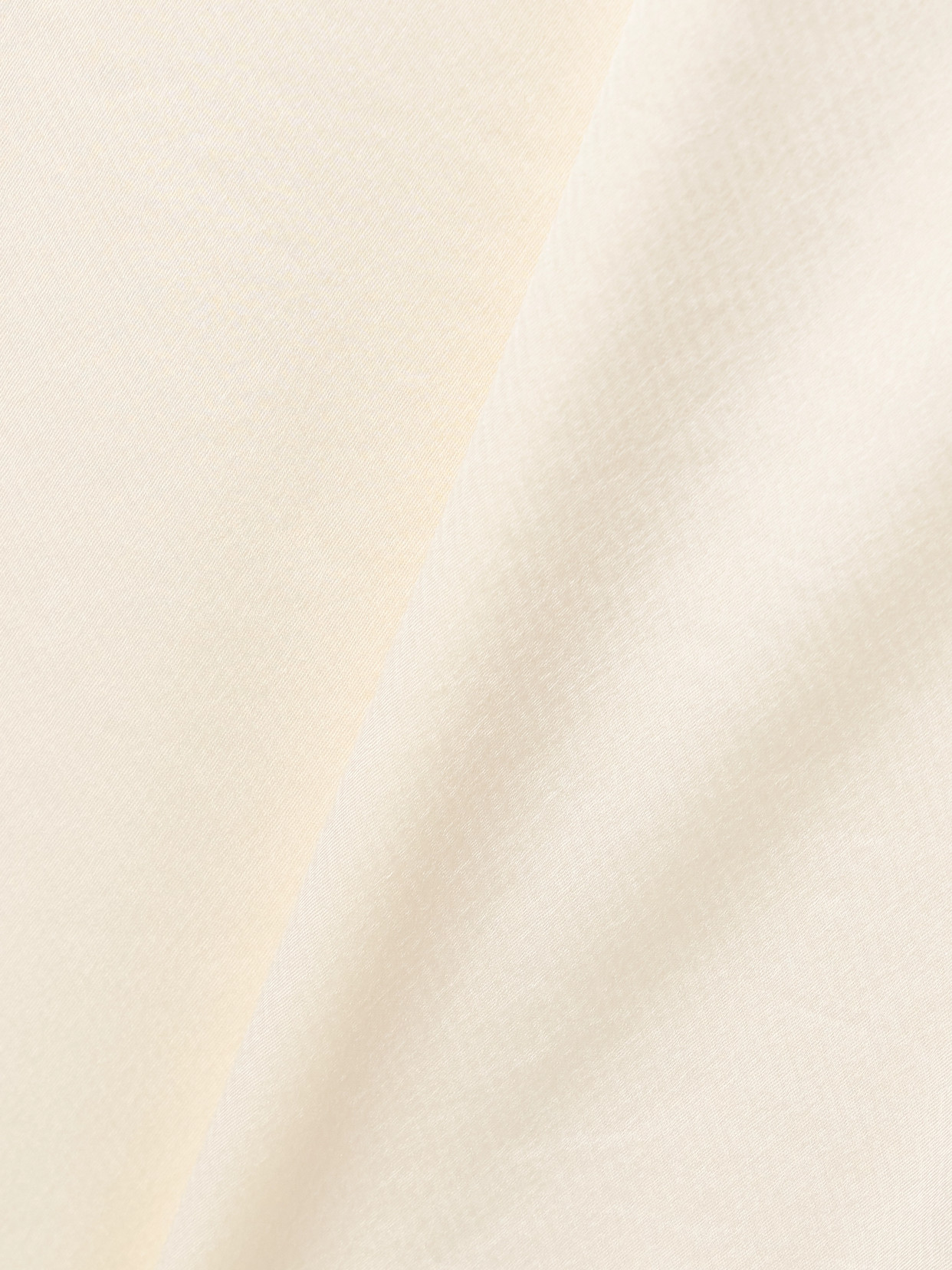 Leset Barb Hammered-satin Mini Dress In Cream