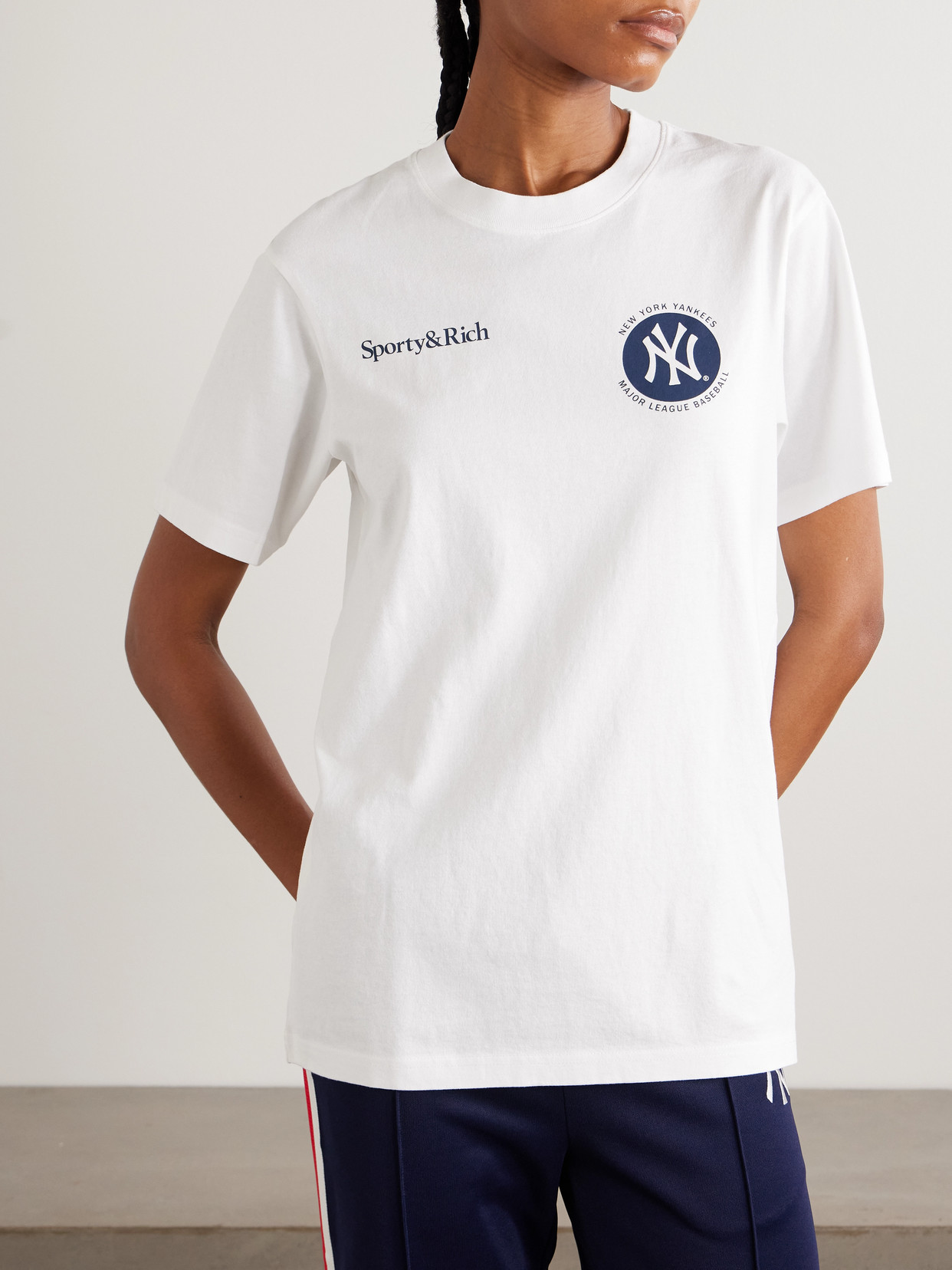 Sporty And Rich Sporty & Rich Sporty & Rich Major League Oversized T-shirt In White