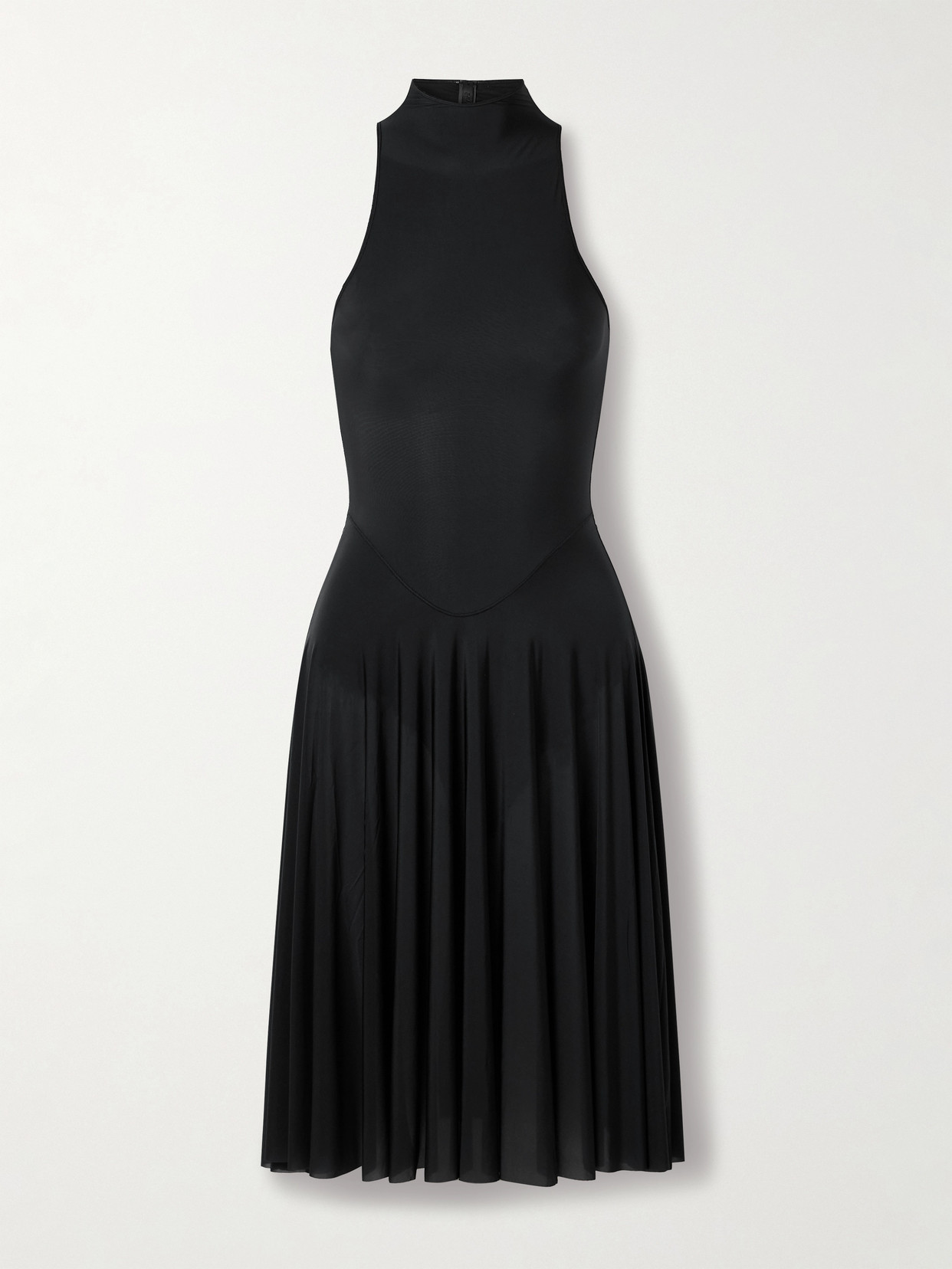 Skims Milky Sheer High Neck Midi Dress
