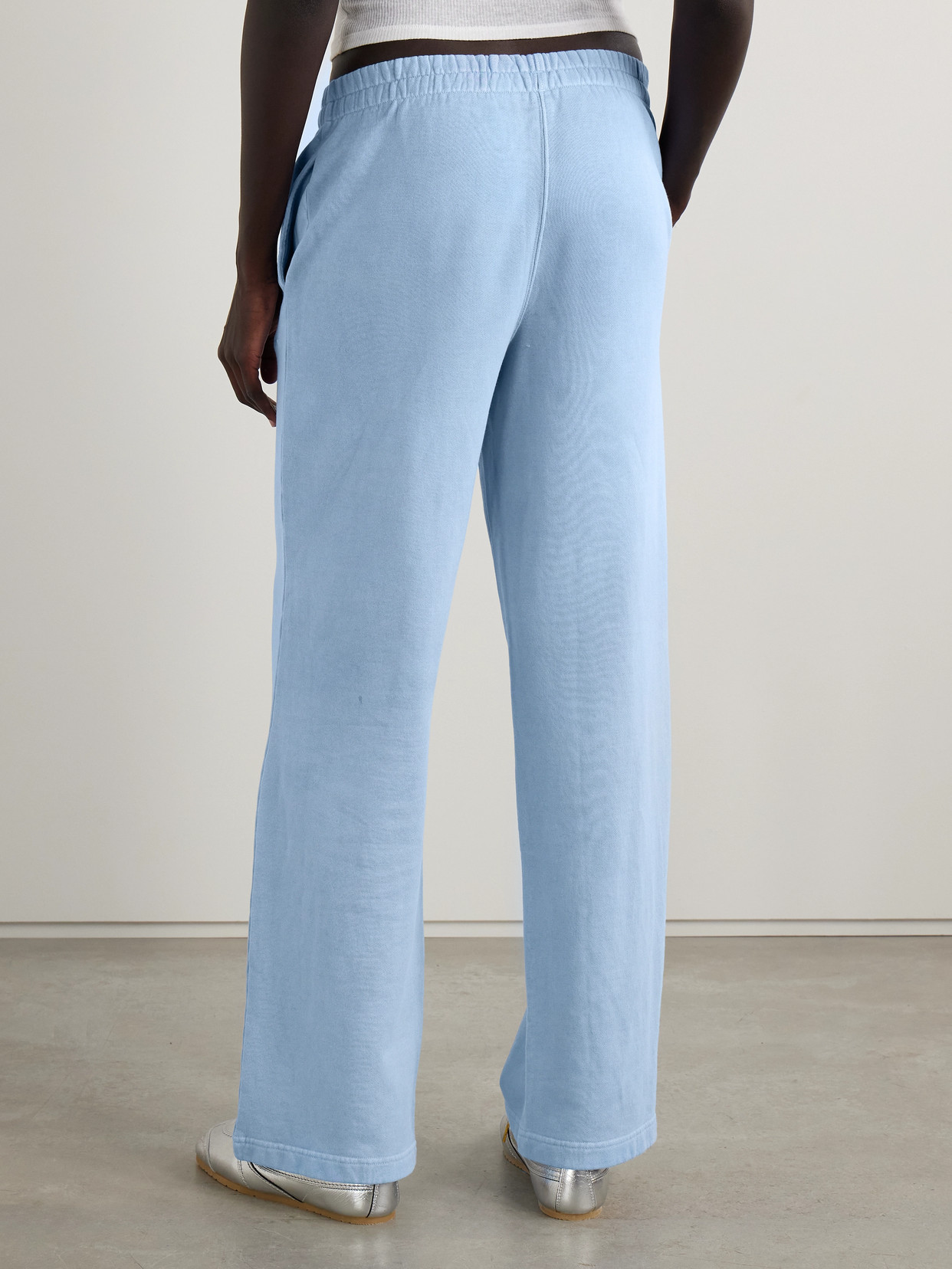 Skims French Terry Low Rise Straight Leg Pants