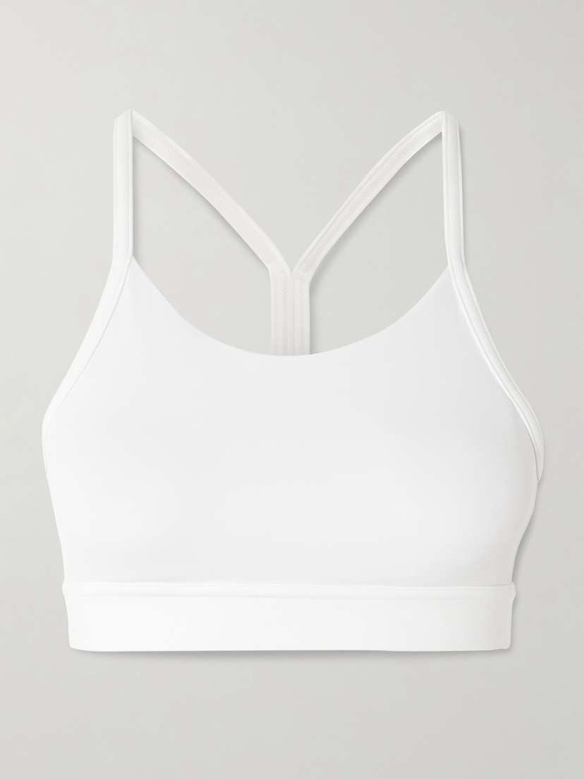 lululemon Flow Y Stretch Recycled Mesh-trimmed Sports Bra